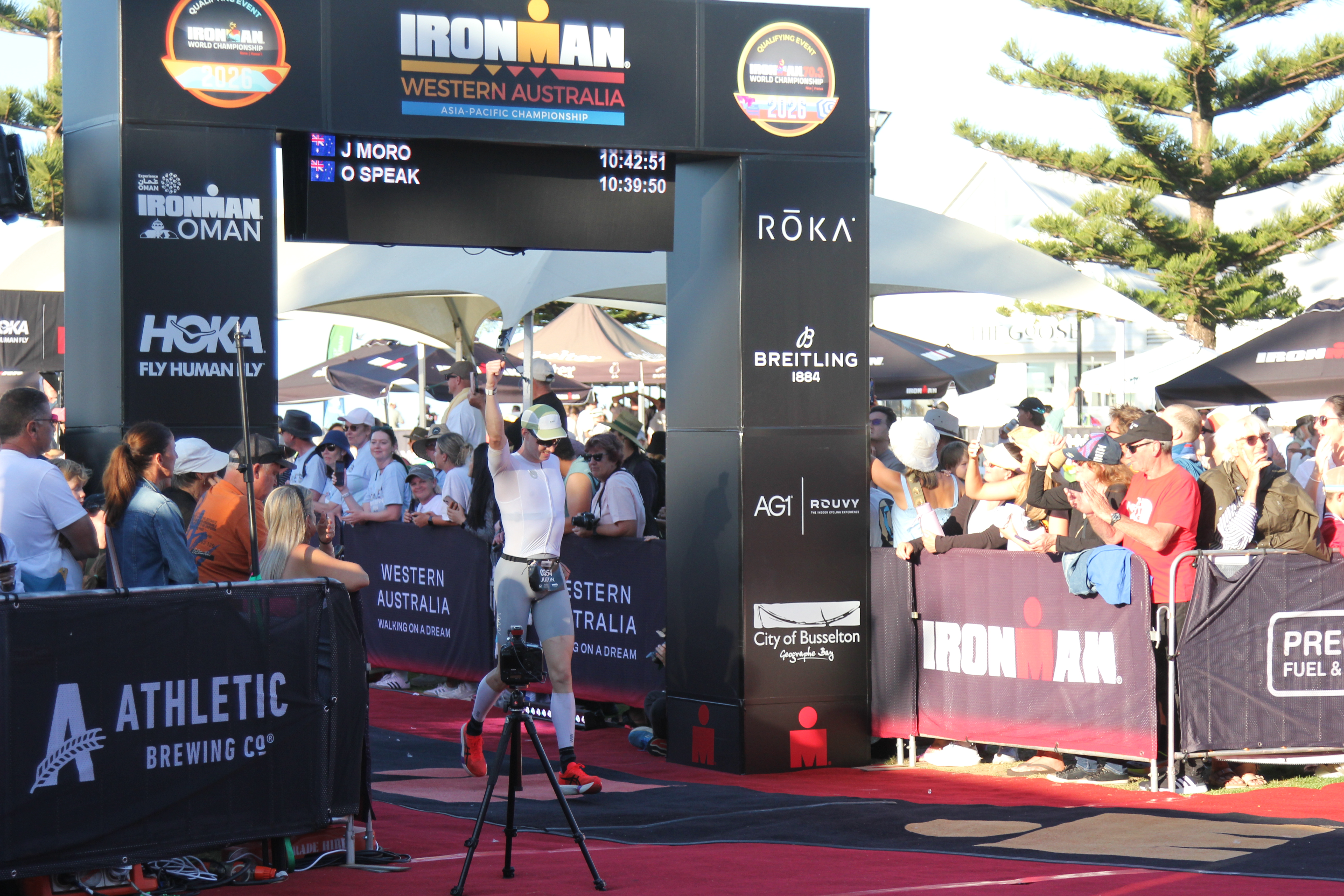 Ironman Finishline Photo